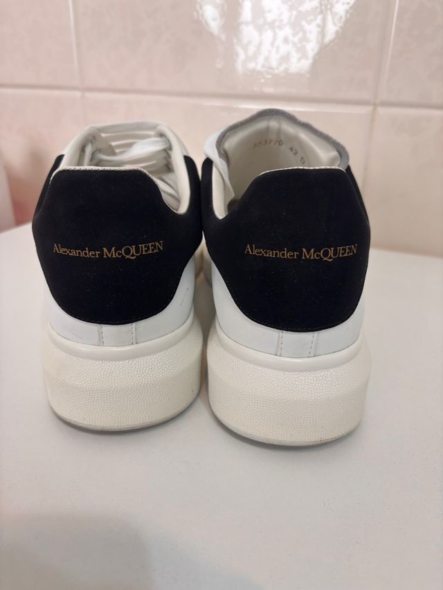 Alexander McQueen Zapatillas Blancas Negras