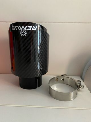 Cola de escape Remus Carbono