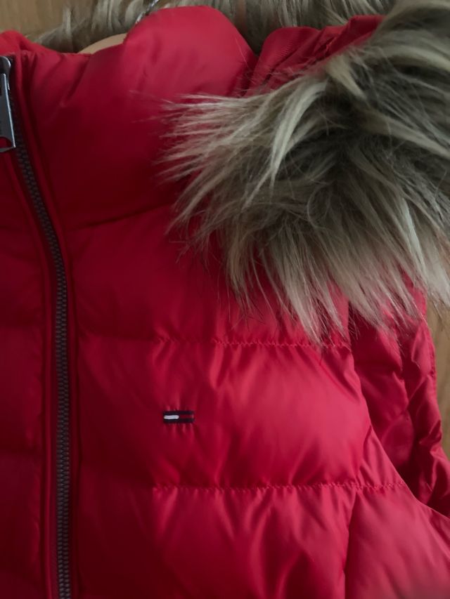 Chaleco Tommy Hilfiger Rojo con Capucha