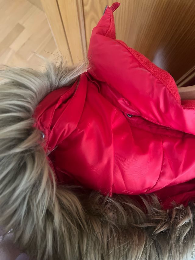 Chaleco Tommy Hilfiger Rojo con Capucha