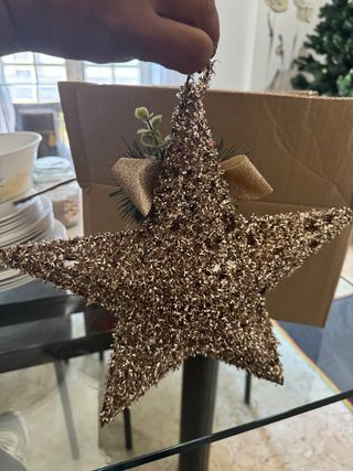 Puntale per albero di Natale a forma di stella