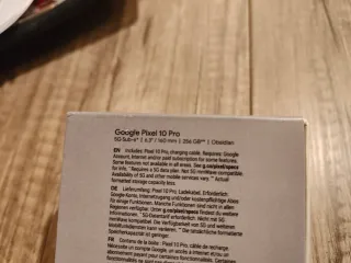 Google Pixel 10 Pro 256GB Negro sin abrir