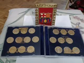 Monedas de Oro FC Barcelona