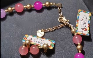 Set Collana e Orecchini Amo Venezia, in cristalli