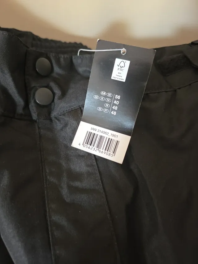Pantalón de esquí negro talla 48
