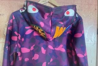 Sudadera Bape Camuflaje Rosa y Morado