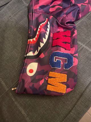 Sudadera Bape Camuflaje Rosa y Morado