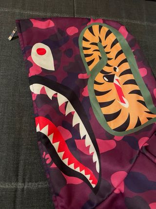 Sudadera Bape Camuflaje Rosa y Morado