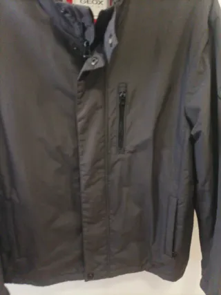 Chaqueta Geox Hombre Talla 52 Gris Oscuro mide.