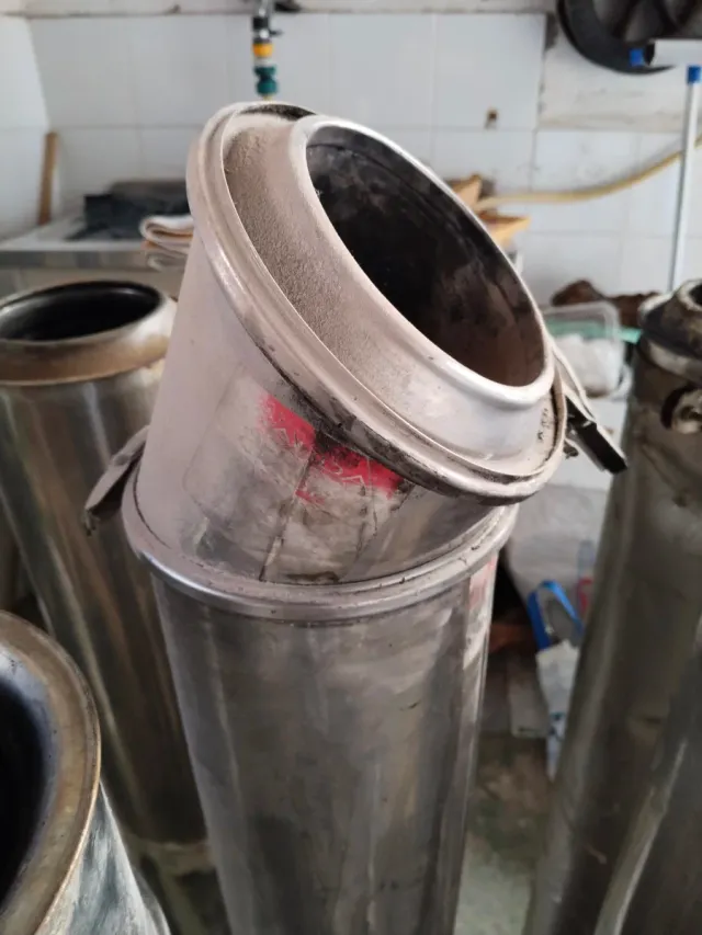 Tubos de chimenea/calefacción: codo 45º y T