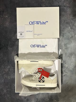 Scarpe Off-White Vulcanized Beige/Bianco