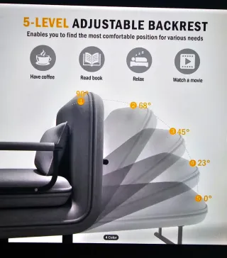 Sofá cama plegable gris