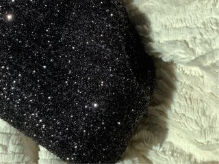 Bolso clucth negro brillante