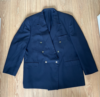 Americana chaqueta azul marino talla grande hombre