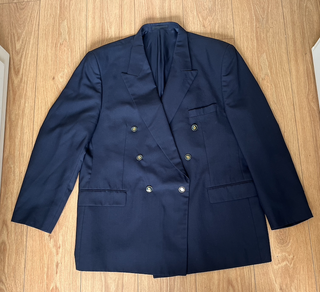 Americana chaqueta azul marino talla grande hombre