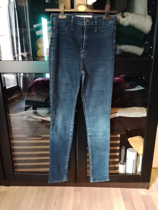 Jeans Hollister Super Skinny Blu