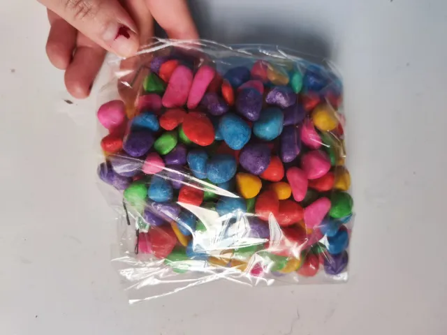 Piedras decorativas colores surtidos