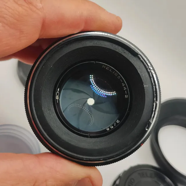 Obiettivo Helios 44-2 58mm f2 Sovietico