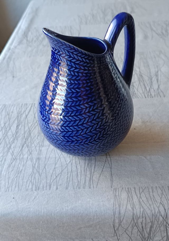 Jarra Rörstrand azul vintage