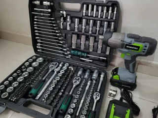 PACK MALETIN HERRAMIENTAS + PIEZAS PISTOLA IMPACTO