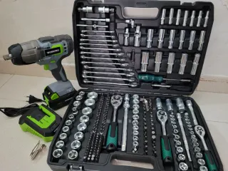 PACK MALETIN HERRAMIENTAS + PIEZAS PISTOLA IMPACTO