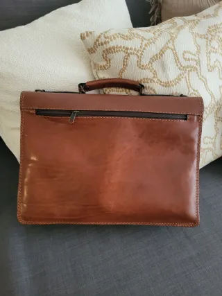 Maletín ejecutivo piel Vaporetto marrón