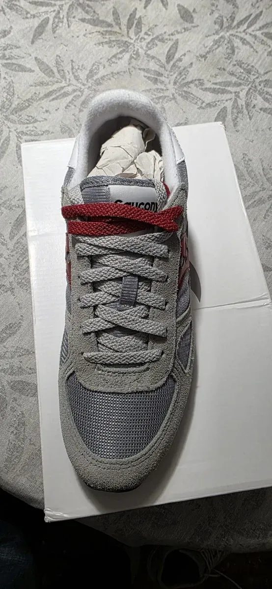 Saucony Shadow Original Talla 42 Gris/Rojo