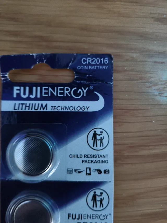 Pilhas CR2016 FujiEnergy (5 unidades)