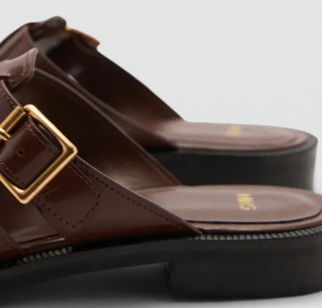 Sandalia cangrejera piel 100% piel (sin estrenar)