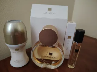 Set Perfume Avon Far Away Roll-On Desodorante
