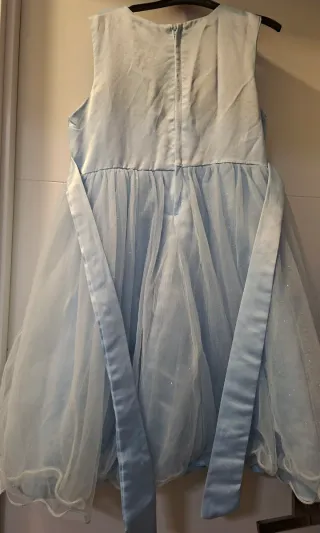 Vestido fiesta niña 7/8 años azul