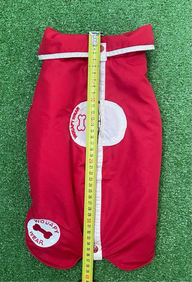 Abrigo Perro Talla S Rojo
