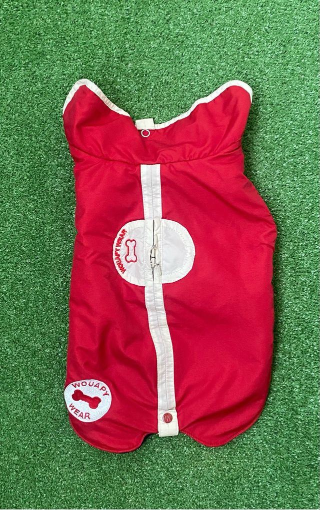 Abrigo Perro Talla S Rojo