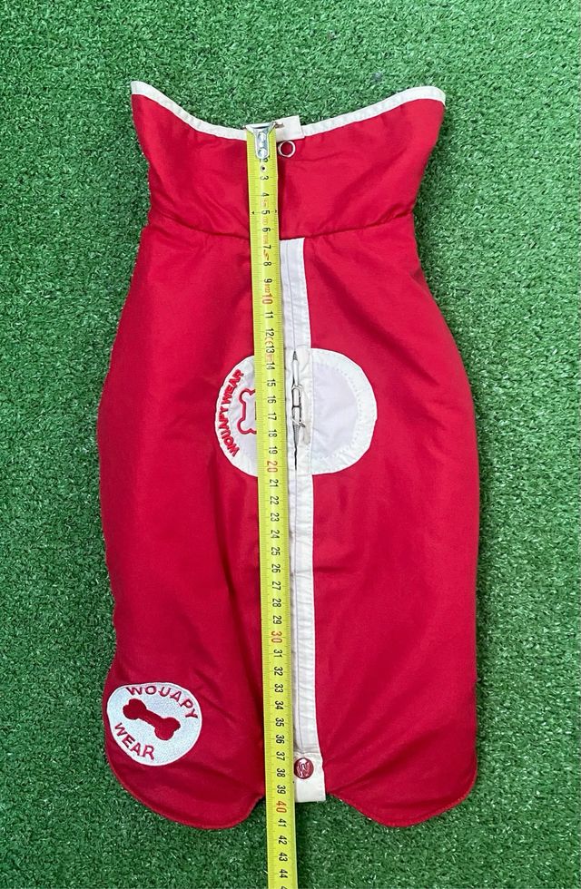 Abrigo Perro Talla S Rojo