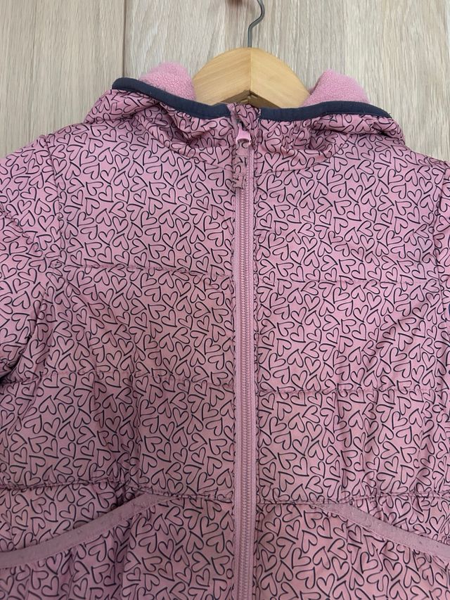 Abrigo acolchado niña estampado