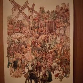 Póster Don Quijote Personajes