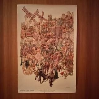 Póster Don Quijote Personajes