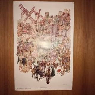 Póster Don Quijote Personajes