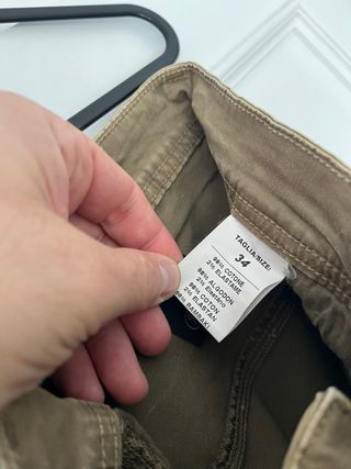 Pantalón Individual Diseño Italiano Hombre Marrón