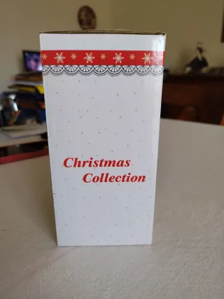 Scatola ceramica decorata Natale.