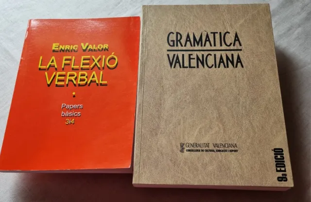 Libros en valenciano: Gramática y Flexión Verbal