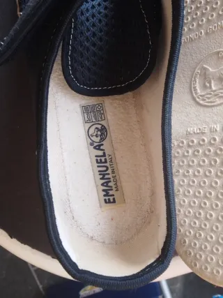 Scarpe Uomo Emanuela Blu/Nero Mesh