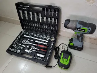 Maletín Herramientas 108 Piezas + Pistola Impacto