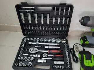 Maletín Herramientas 108 Piezas + Pistola Impacto