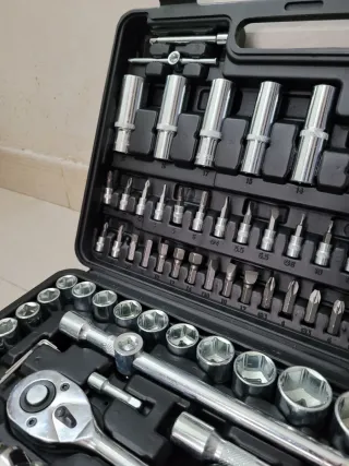 Maletín Herramientas 108 Piezas + Pistola Impacto