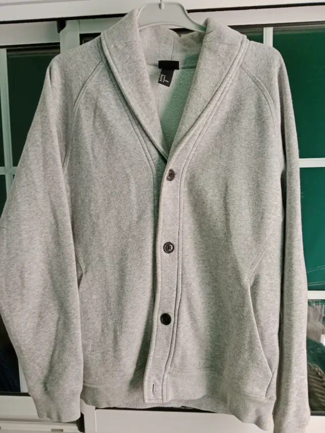 Cárdigan H&M Gris Talla L