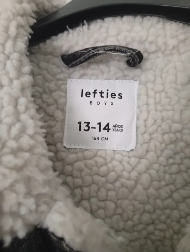 Chaqueta vaquera niño forrada