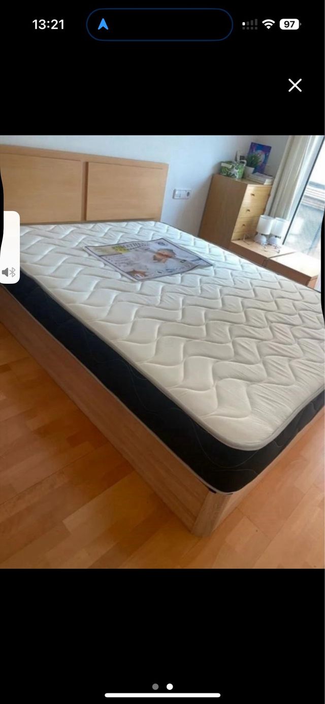 Canapé colchone somiere base tapizada de fabrica