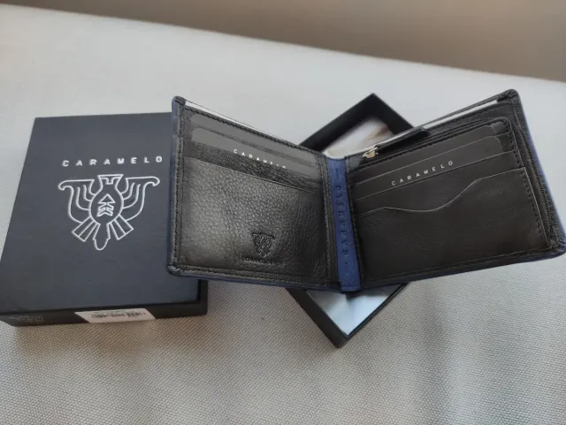 Cartera Caramelo Hombre Negra.