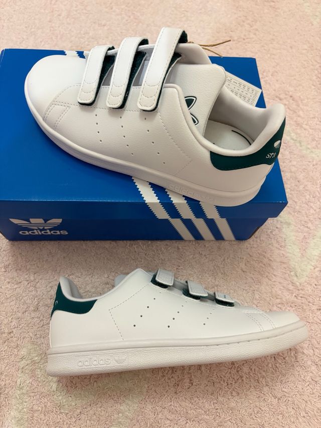 Tenis Adidas Stan Smith Velcro Talla 35